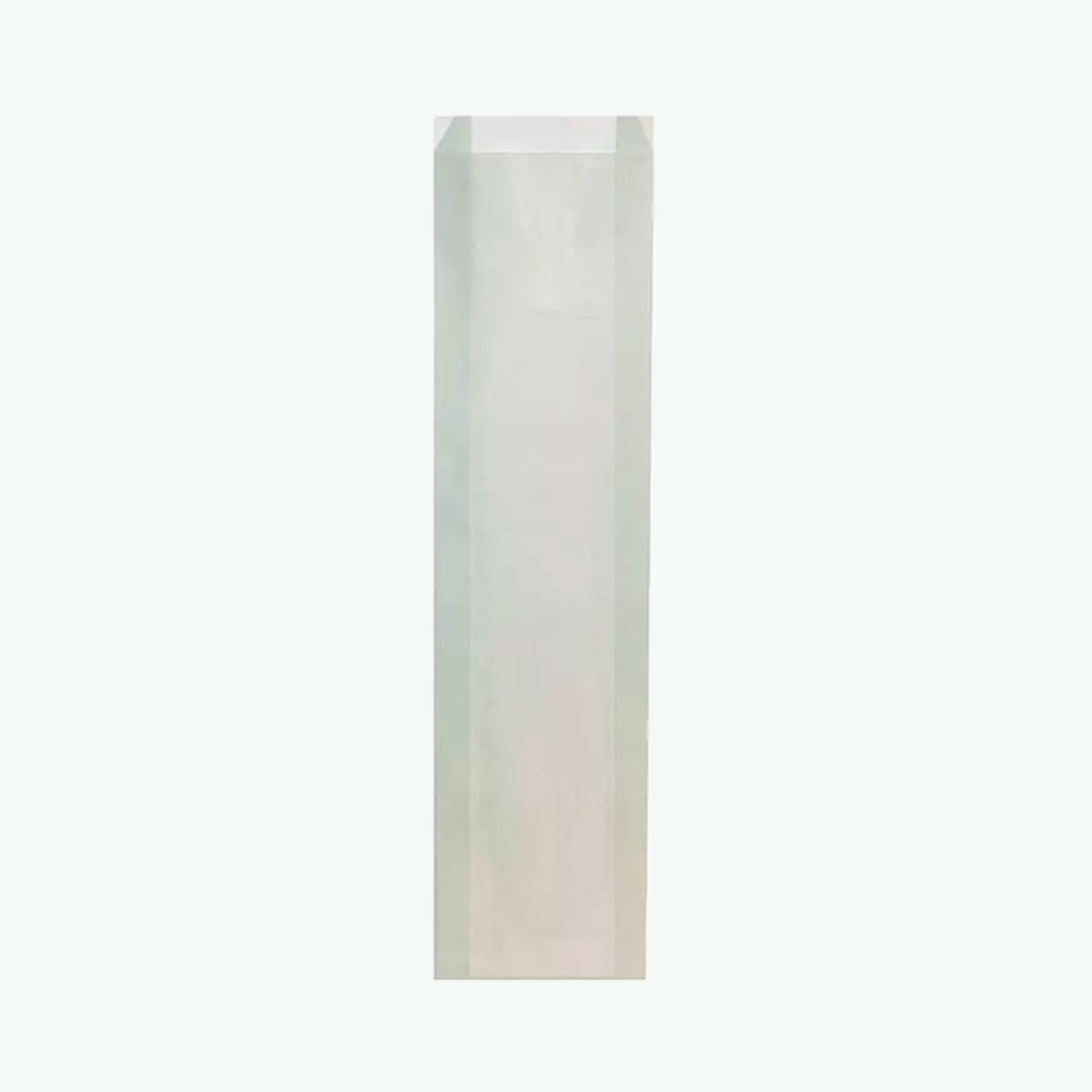 Bolsa Blanca Panaderia 12+6×20