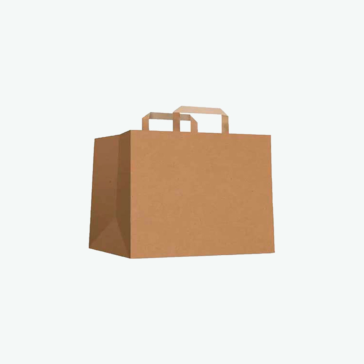 Bolsa Kraft con Asa 28+17×29