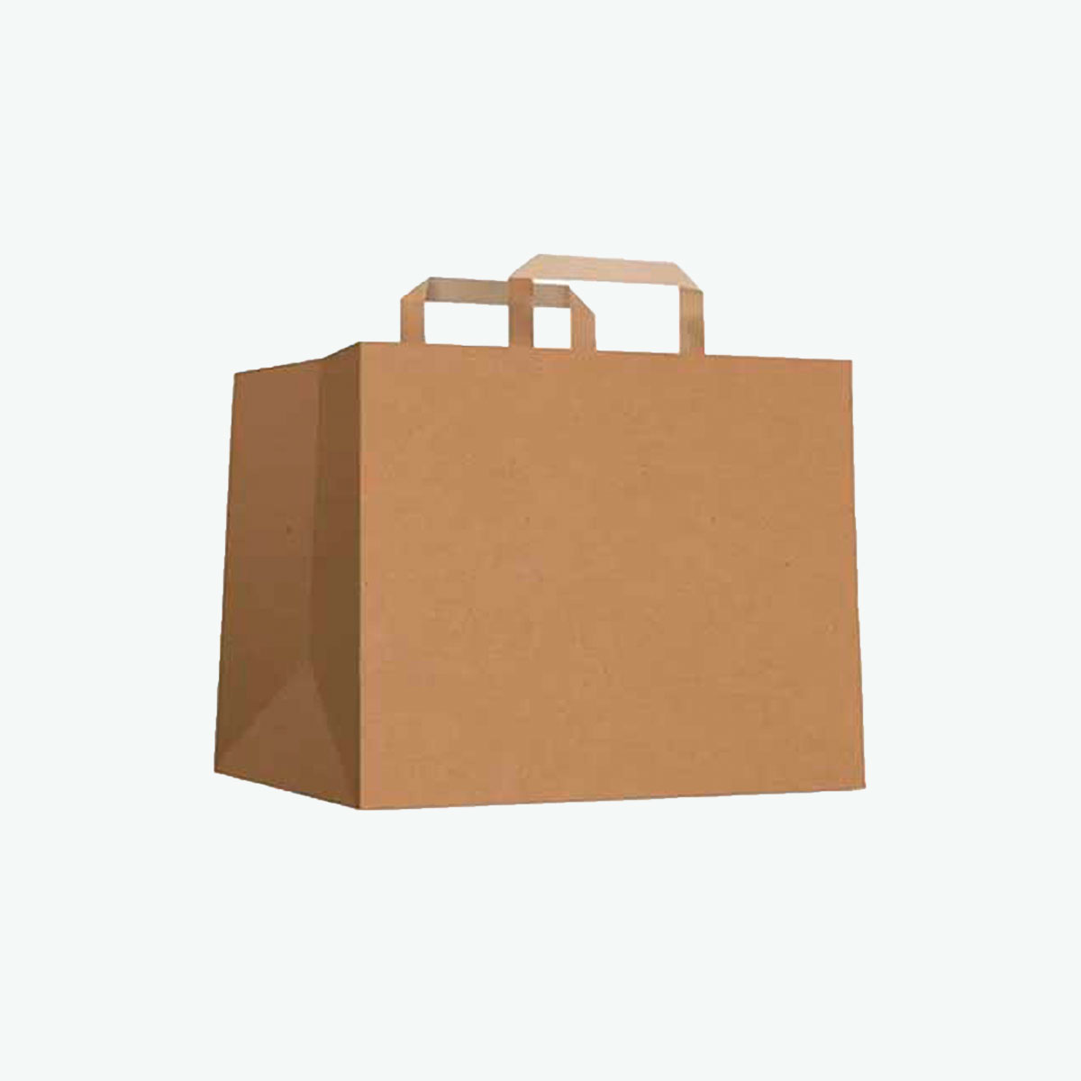 Bolsa Kraft con Asa 32+21×26