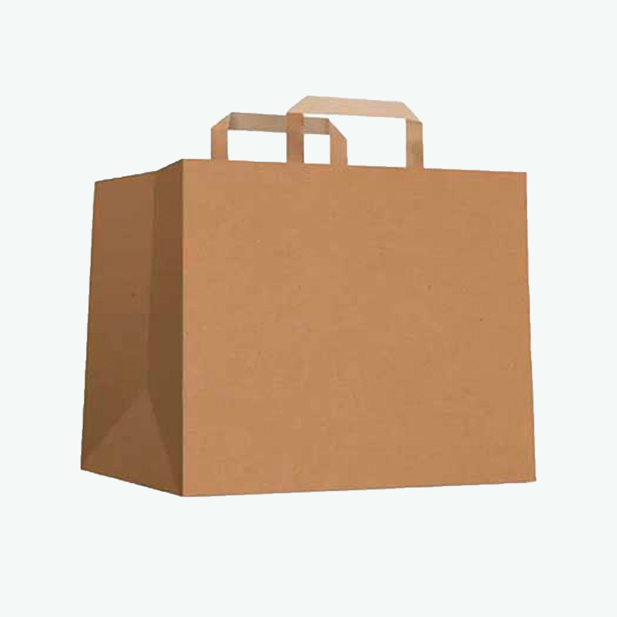 Bolsa Kraft con Asa 32+21×35