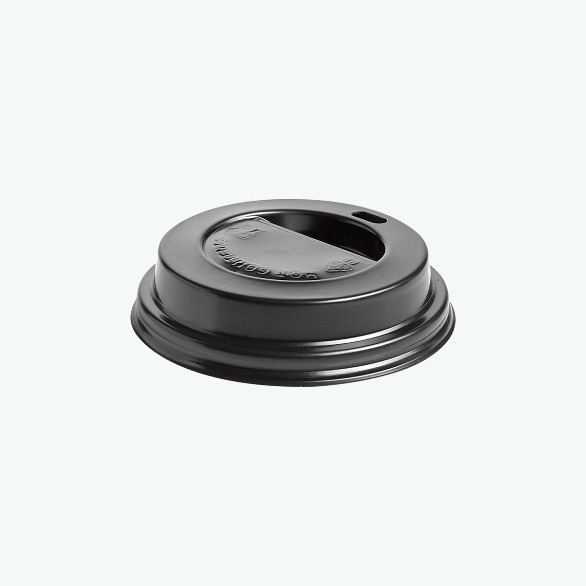 Tapa Plástico Negra 16oz Vaso