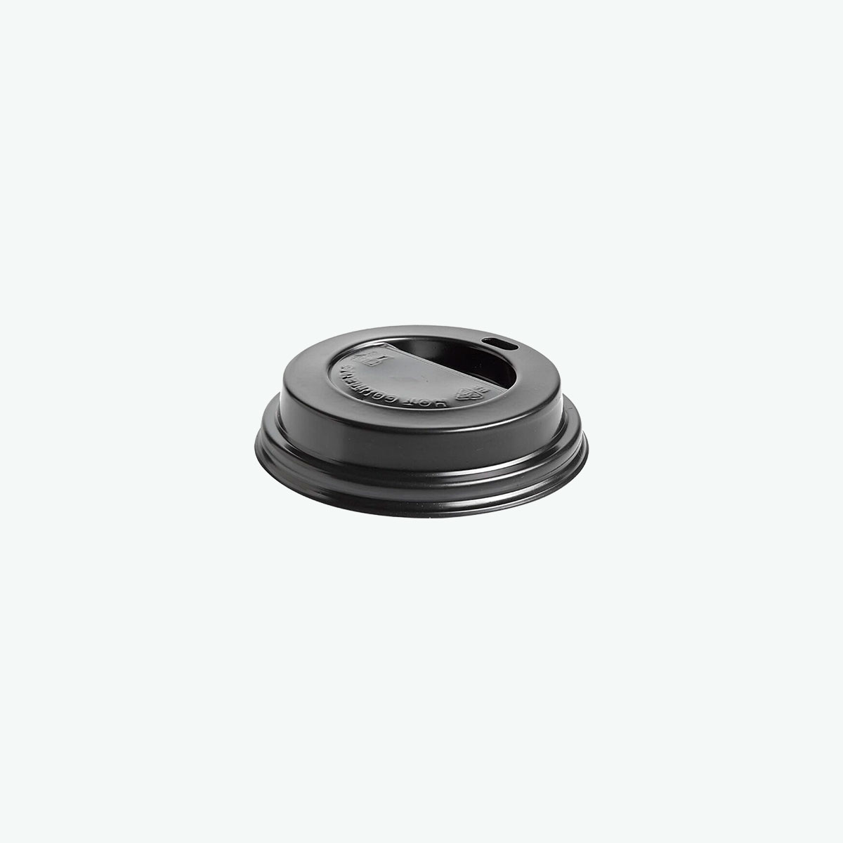 Tapa Plástico Negra 4oz Vaso