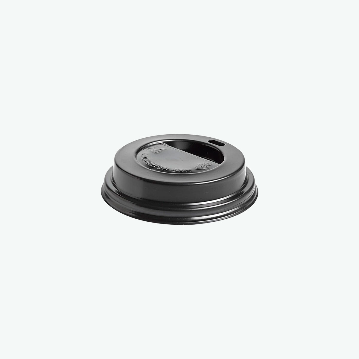 Tapa Plástico Negra 8oz Vaso