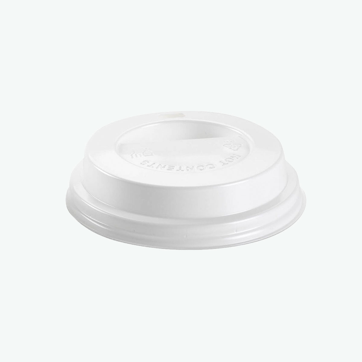 Tapa Plástico Blanca 12oz Vaso