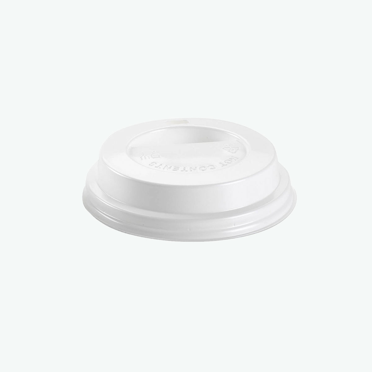 Tapa Plástico Blanca 8oz Vaso
