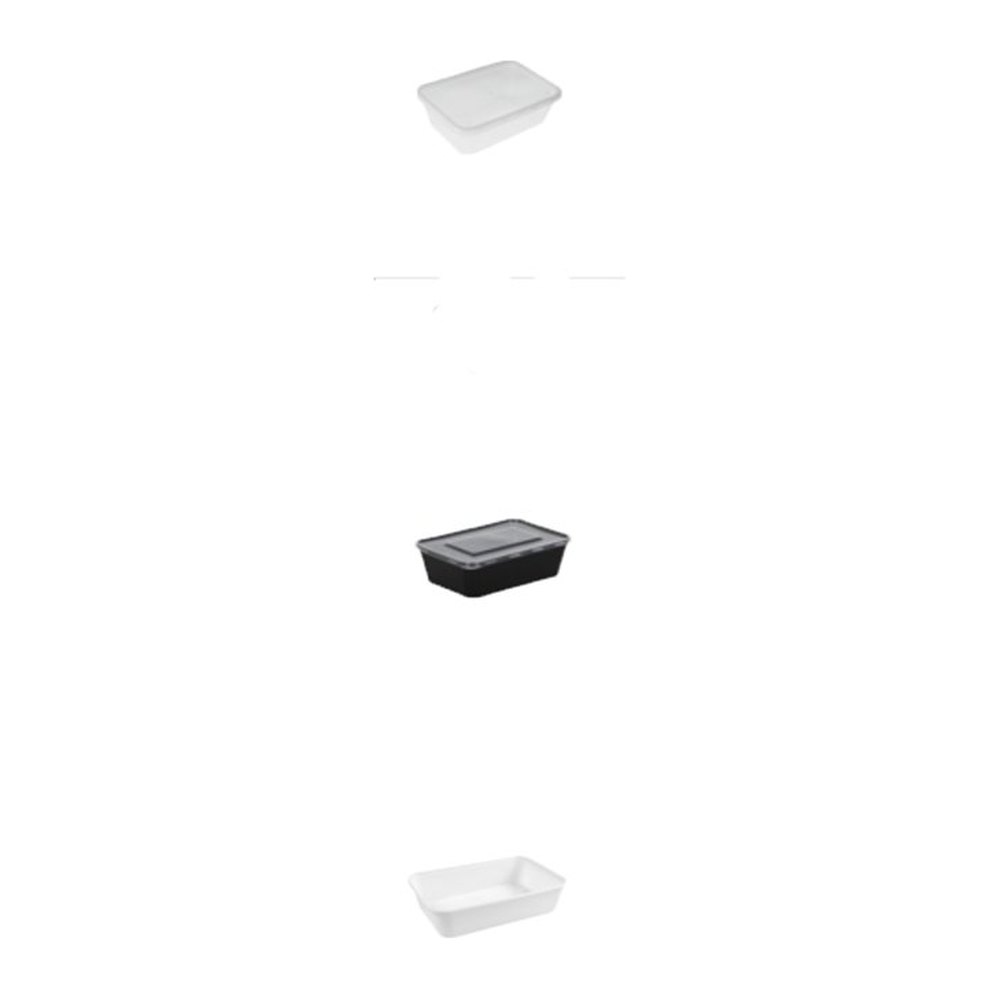 Envase + Tapa para Microondas - Diferentes medidas